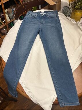 Nicole Miller Jeans Womens 12 Blue SOHO High Rise Ankle Skinny Denim